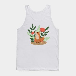 Happy fox in nature Tank Top